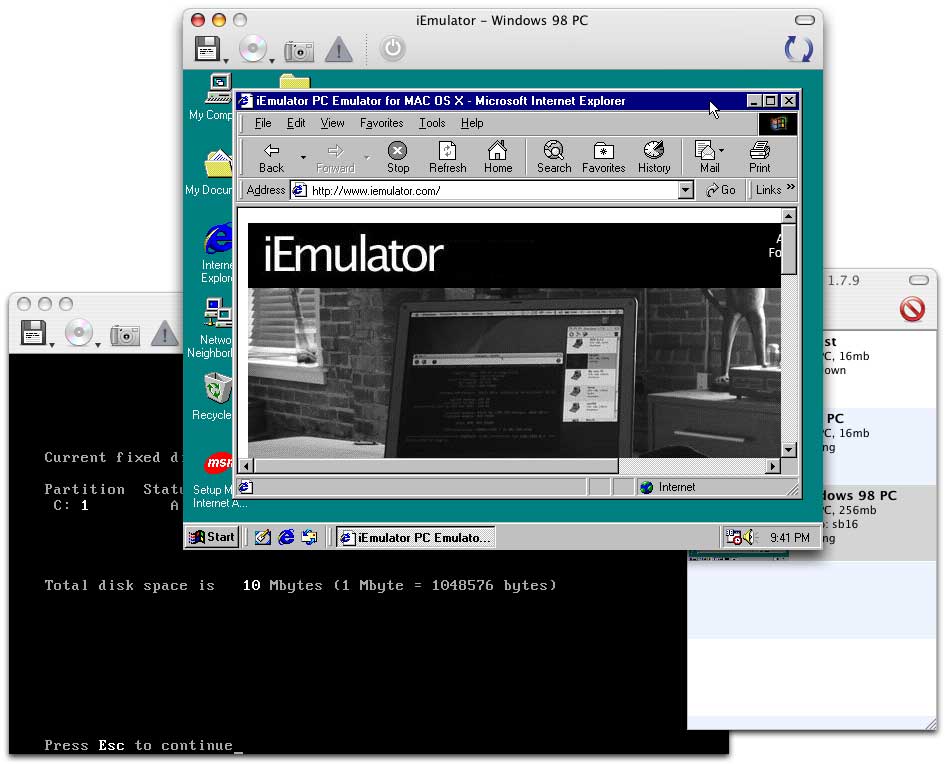 emulator mac to windows